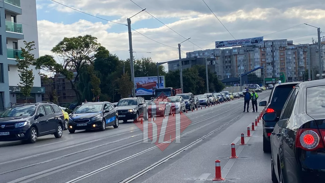 Poliția Rutieră Iași a avizat prelungirea benzii unice pentru mijloacele de transport în comun până la rondul de tramvai de la capătul zonei CUG