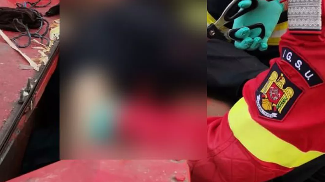 Un bărbat a fost prins într-un tocător de porumb. Pompierii ieşeni intervin de urgenţă - EXCLUSIV FOTO UPDATE