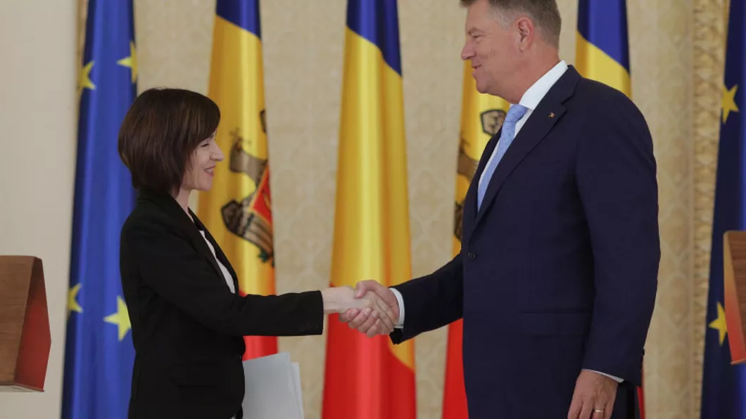 Klaus Iohannis președintele României conferință de presă alături de Maia Sandu președintele Republicii Moldova - LIVE VIDEO