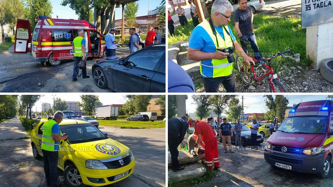 Accident rutier cu victimă în Iași Un biciclist a ajuns la spital. Taximetristul ieșean implicat în impact condamnat definitiv - GALERIE FOTO