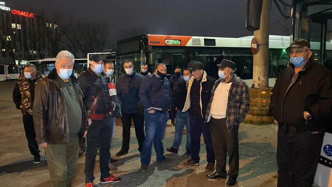 Prima reacție a conducerii CTP Iași după ce zeci de șoferi de autobuz au declanșat un protest spontan. Conducătorii auto îl așteaptă pe primarul Mihai Chirica