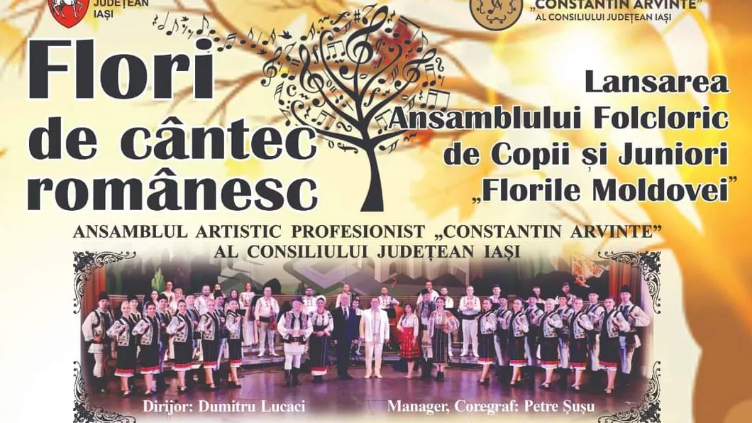 Ansamblu folcloric de copii la Iași