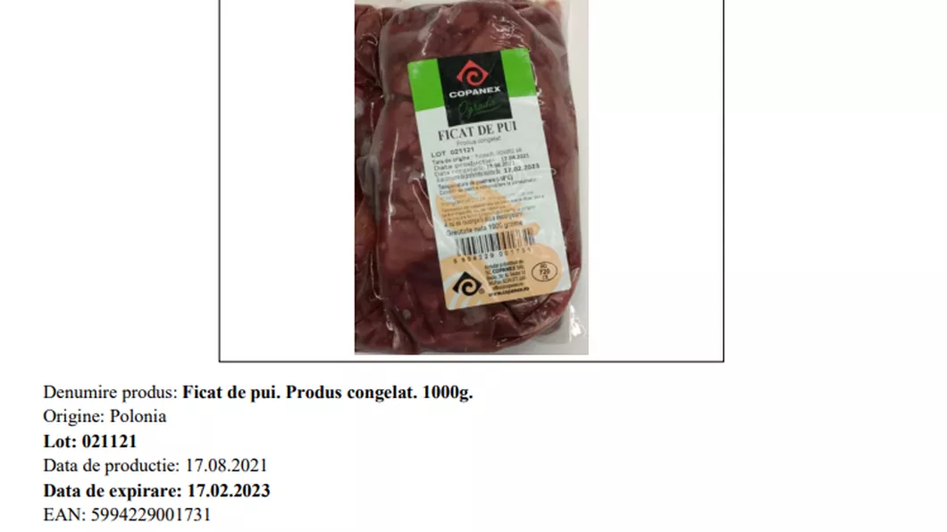 Rețeaua de magazine Penny a retras de la raft pipotele și ficatul de pui. Produsele erau contaminate cu Salmonella