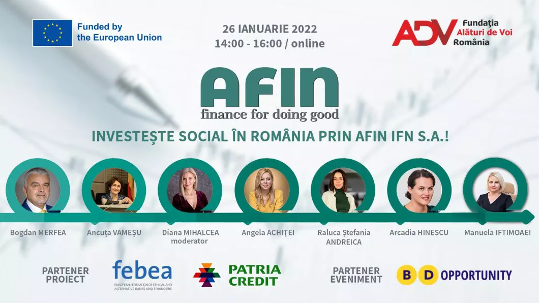 Primul IFN cu capital românesc dedicat exclusiv întreprinderilor sociale este pe punctul de a se înființa