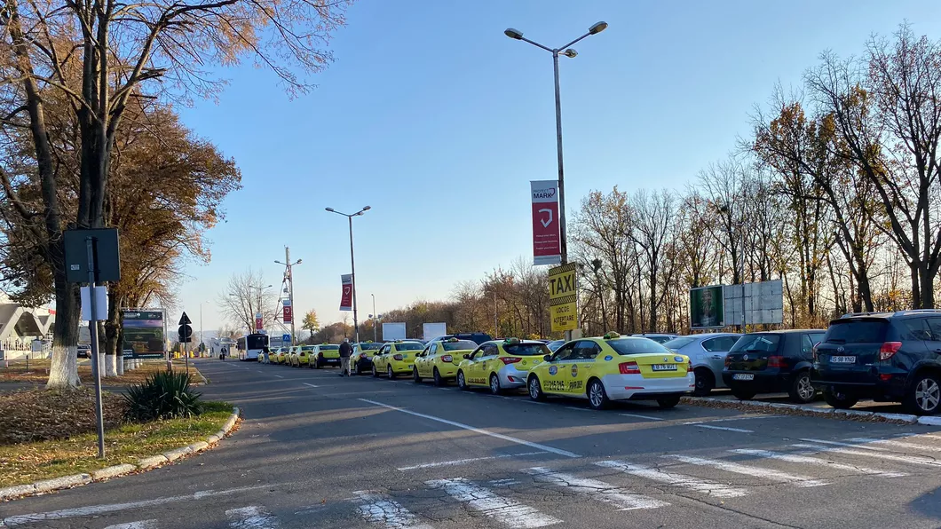 Regulament nou pentru taxiuri la Aeroportul Iași. Măsuri dure pentru șoferi