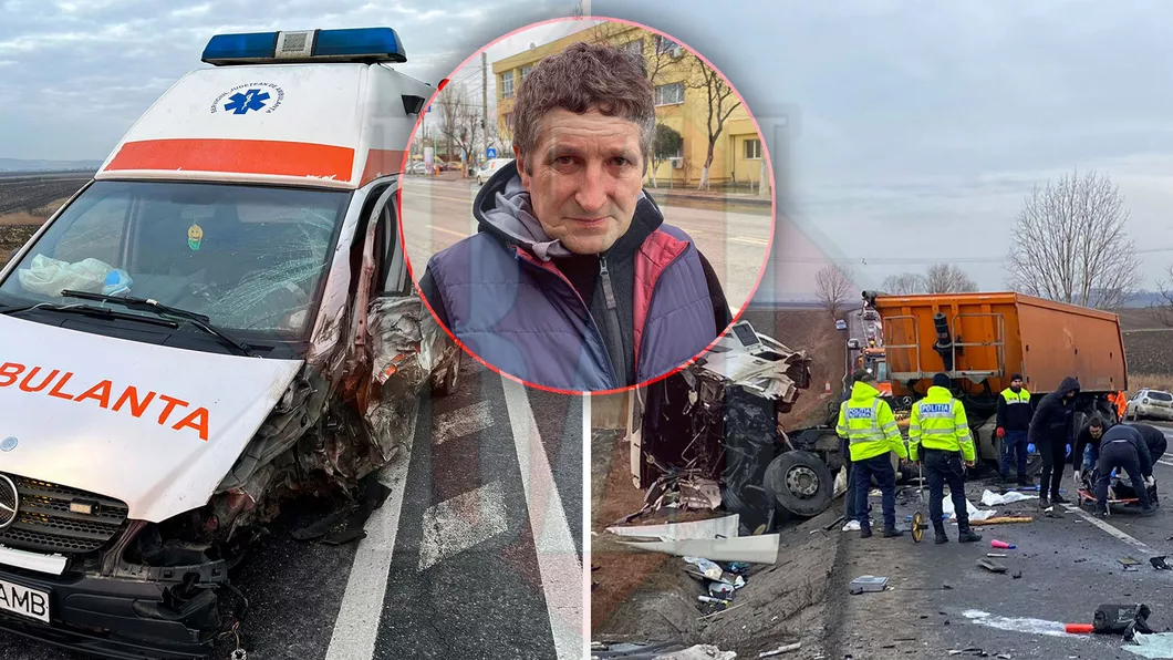 Mărturia șocantă a lui Maricel Corban șoferul ambulanței din carnagiul de la Bălțați Eu mergeam pe asfalt fără o roată mergeam târâș EXCLUSIV