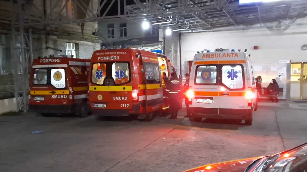 SMURD Iași a intervenit la incendiul de la spitalul din Suceava