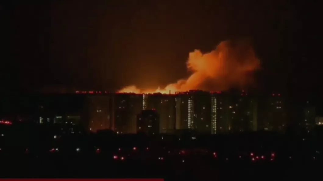 A avut loc o nouă explozie în Kiev- VIDEO