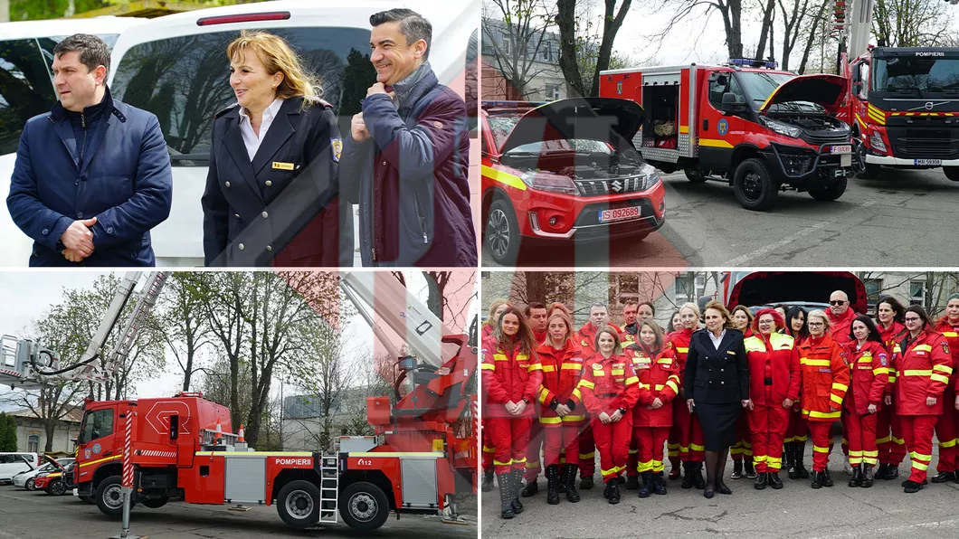 Au fost prezentate și sfințite cele două autospeciale de intervenție din cadru ISU Iași precum și  o autospecială SMURD - GALERIE FOTO  VIDEO