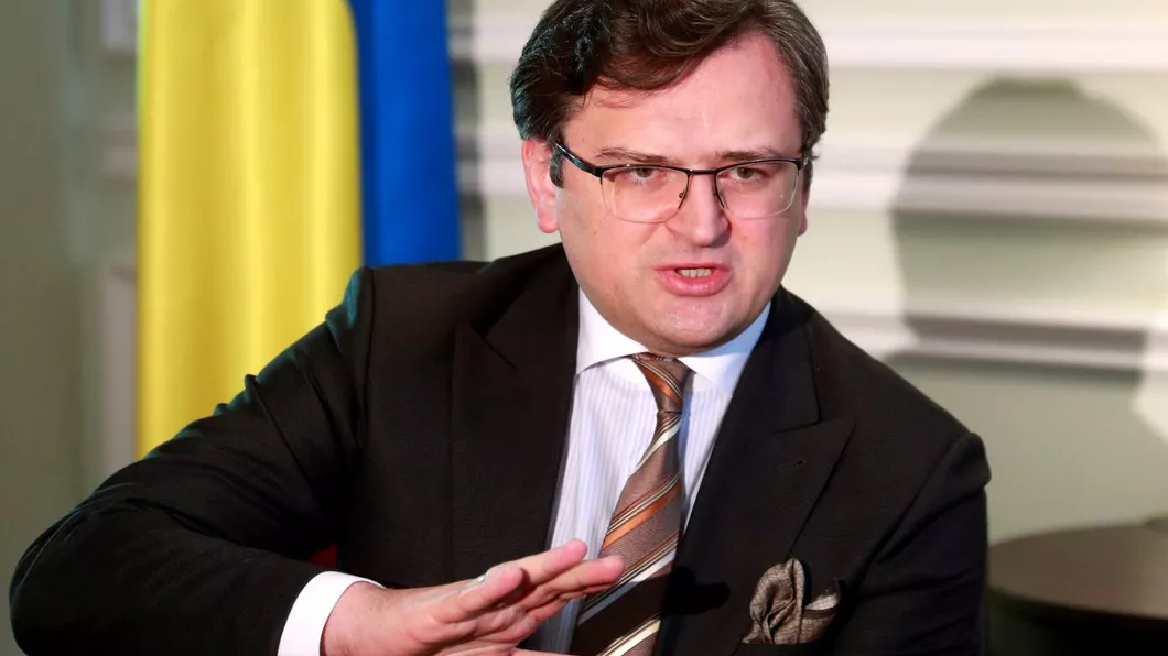 Ministrul de externe ucrainean Cine nu dă arme Ucrainei sprijină agresiunea rusă