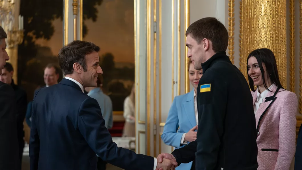 Președintele francez Emmanuel Macron convorbire cu Volodimir Zelenski și cu primarul din Melitopol - FOTO