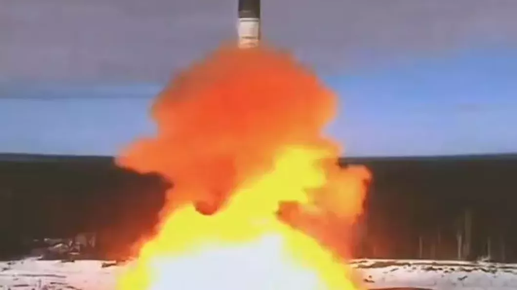 Rusia anunță că a testat cu succes noua rachetă balistică intercontinentală. Vladimir Putin Îi va face pe dușmanii Rusiei să reflecteze