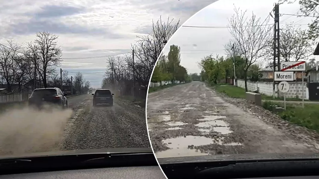 Localnicii dintr-o comună din Iași s-au trezit fără asfaltul din centrul localității Într-o singură noapte au rămas fără drum  GALERIE FOTO VIDEO