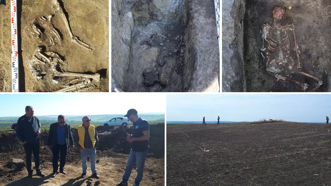 Noi dovezi istorice spectaculoase Morminte și morți cu o vechime de peste 5.000 de ani descoperite în apropierea orașului Iași  GALERIE FOTO EXCLUSIV