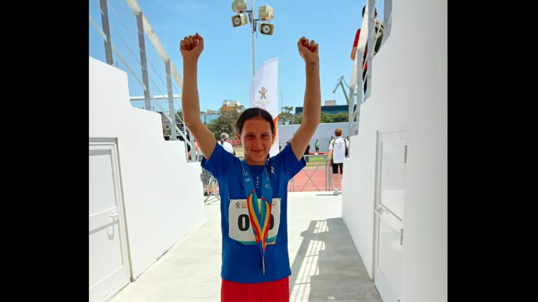 Tânără din cadrul DGASPC Iaşi campioană la Jocurile Special Olympics Malta