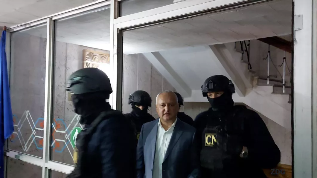 Fostul președinte al Republicii Moldova Igor Dodon a fost plasat în arest la domiciliu pentru 30 de zile