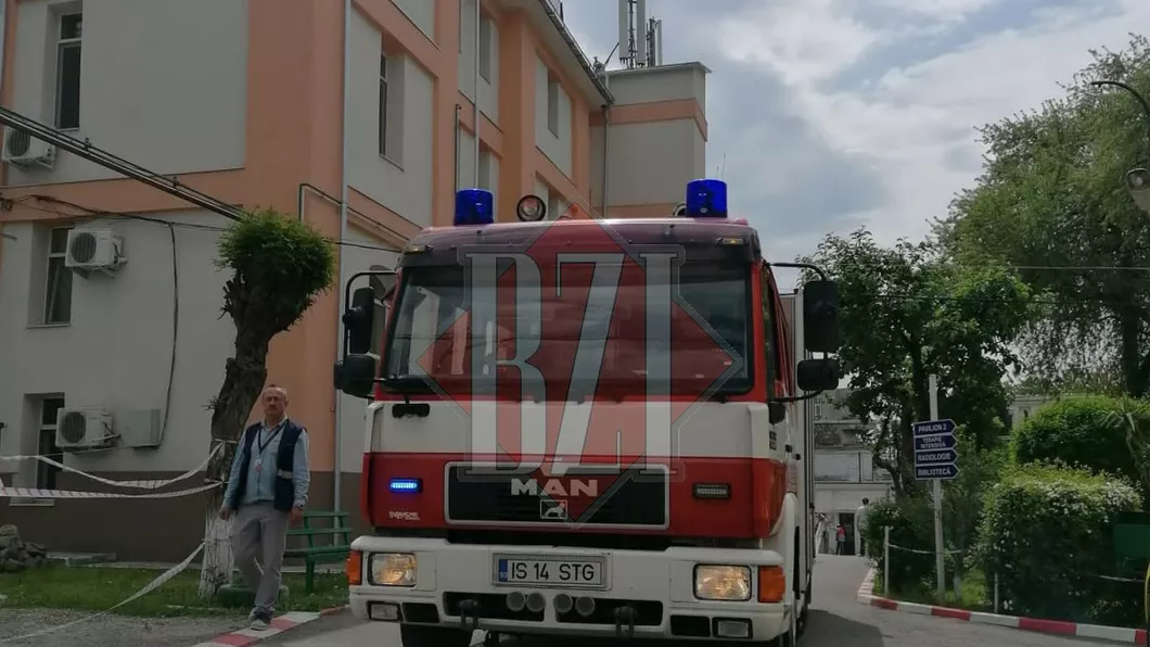 Spitalul Clinic de Boli Infecțioase din Iași singura unitate medicală care are serviciu de pompieri privat. Dr. Florin Roșu Precauția înainte de toate - FOTO