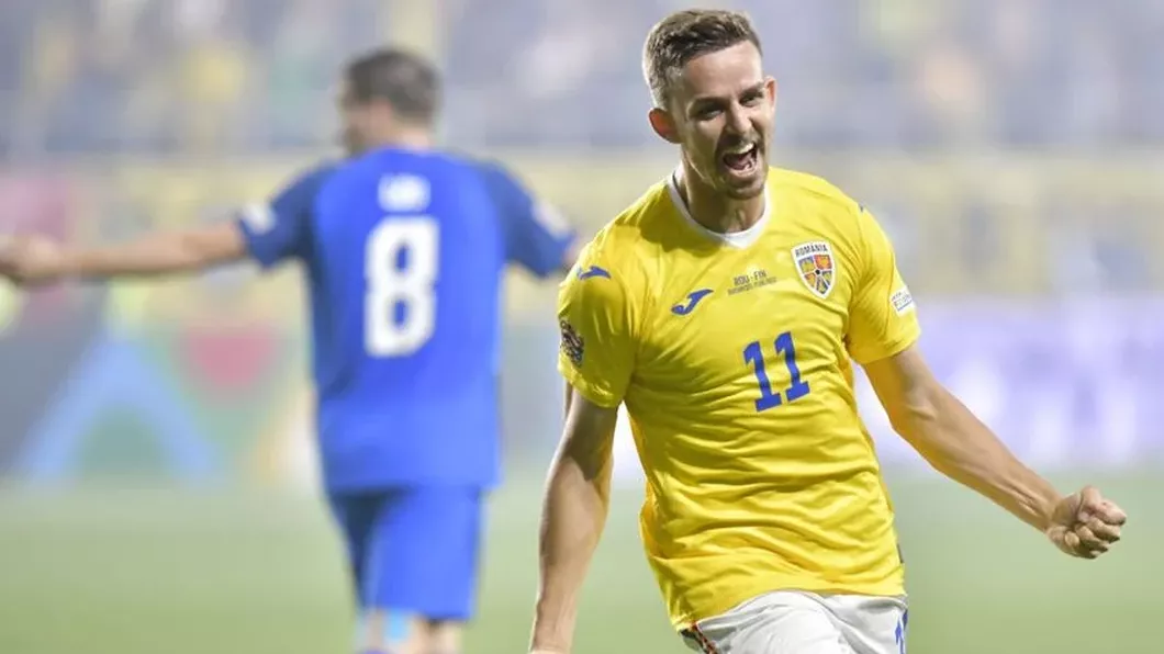 Bancu o răpune pe Finlanda în Giulești și aduce României primele puncte în Nations League