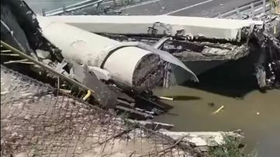 Podul prăbușit din Neamț este lucrarea unui fost vicepreșdinte PSD al CJ Neamț asfaltator local cu zeci de contracte asociat cu finul lui Ionuț Arsene