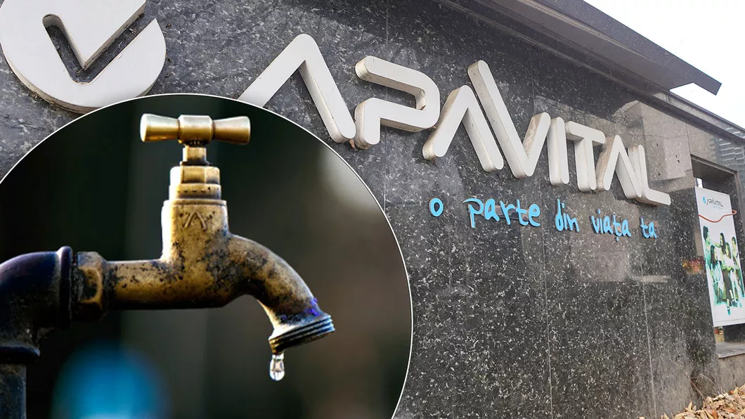 Noi întreruperi de apă în luna august anunțate de ApaVital. În ce comune vor fi modificări ale programului de distribuire a apei