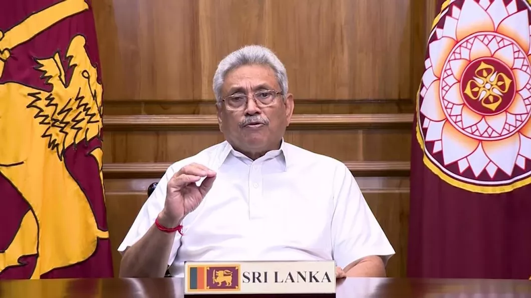 Președintele din Sri Lanka și-a anunțat demisia printr-un e-mail trimis din Singapore