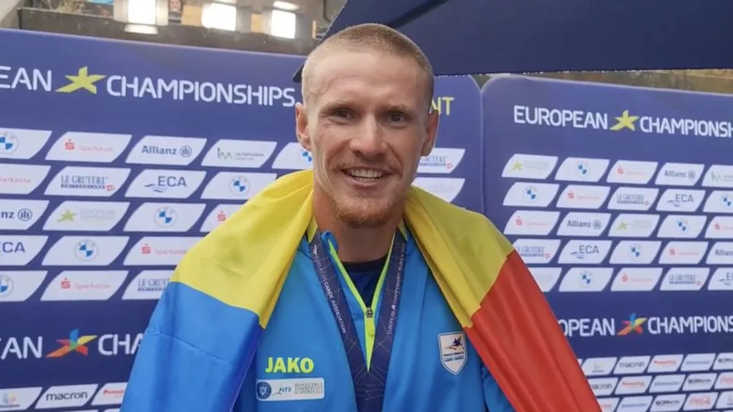 Încă o medalie de aur pentru România Cătălin Chirilă campion european la canoe simplu la Munchen