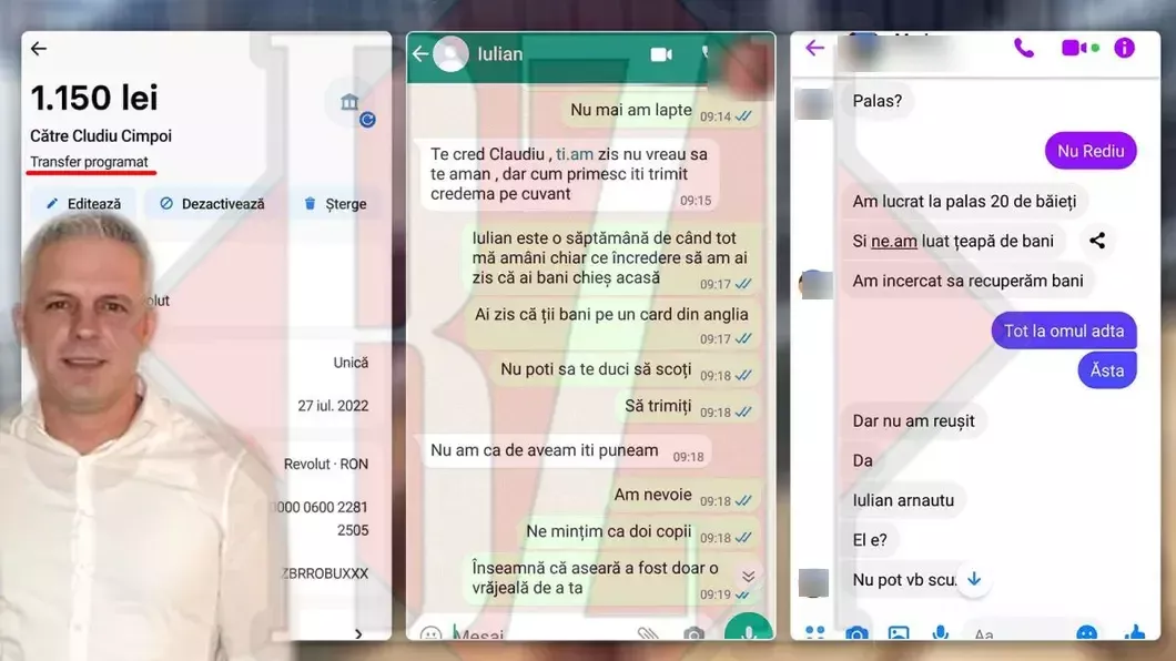 Fraierește oamenii să muncească pentru el le promite bani și le blochează numerele Iulian Arnăutu neagă că ar cunoaște foștii angajați - GALERIE FOTO