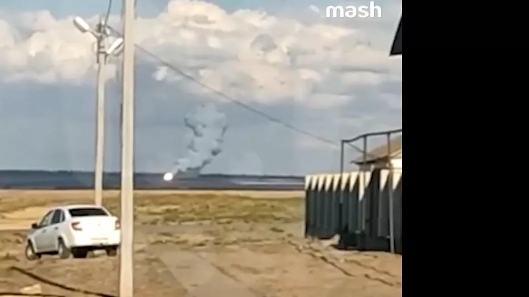 Un avion s-a prăbușit în sudul Rusiei. Șase persoane rănite după ce aeronava a explodat - VIDEO