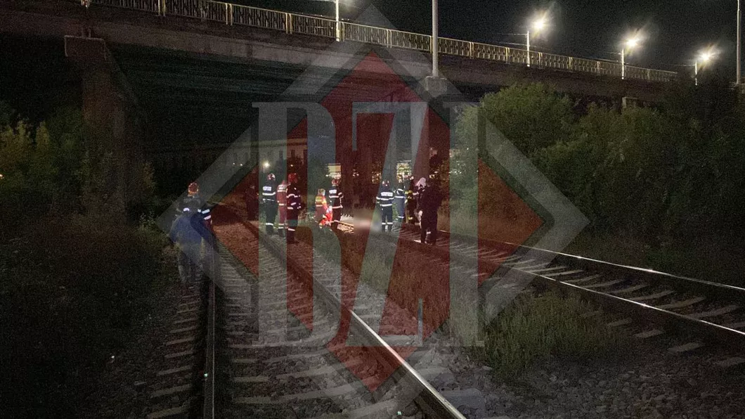 Accident feroviar în municipiul Iași. O femeie și-a pierdut viața după ce a fost lovită de un tren - EXCLUSIV FOTOVIDEO UPDATE