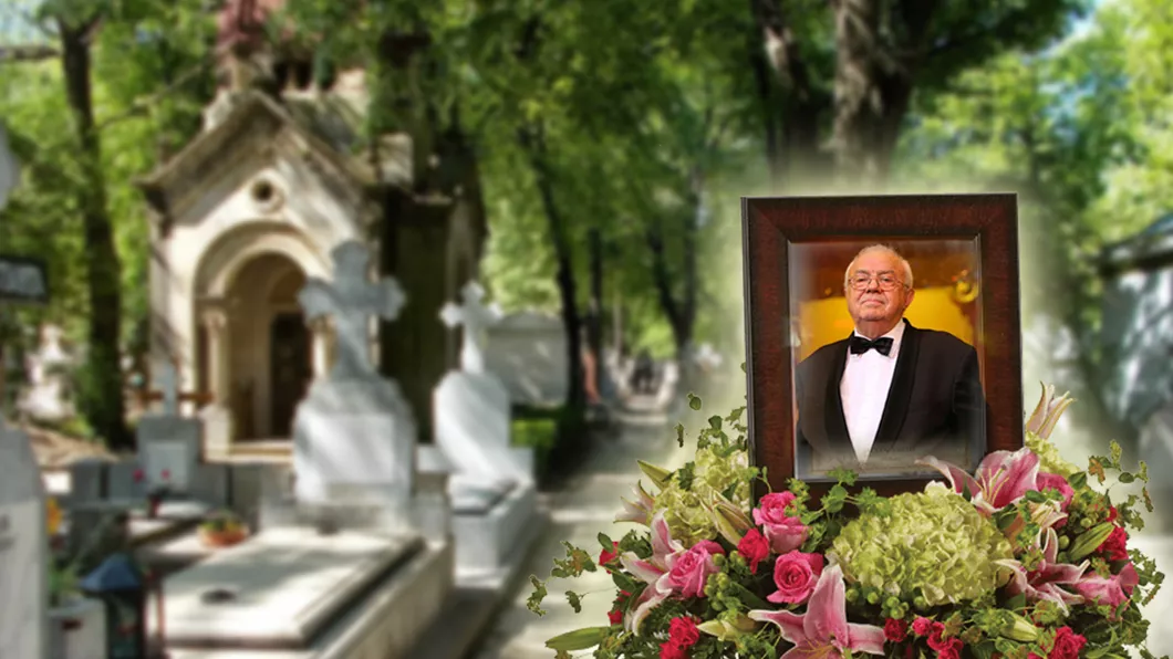 Alexandru Arșinel îngropat cu pălăria costumul și butonii favoriți Imagini dureroase de la înmormântarea marelui actor