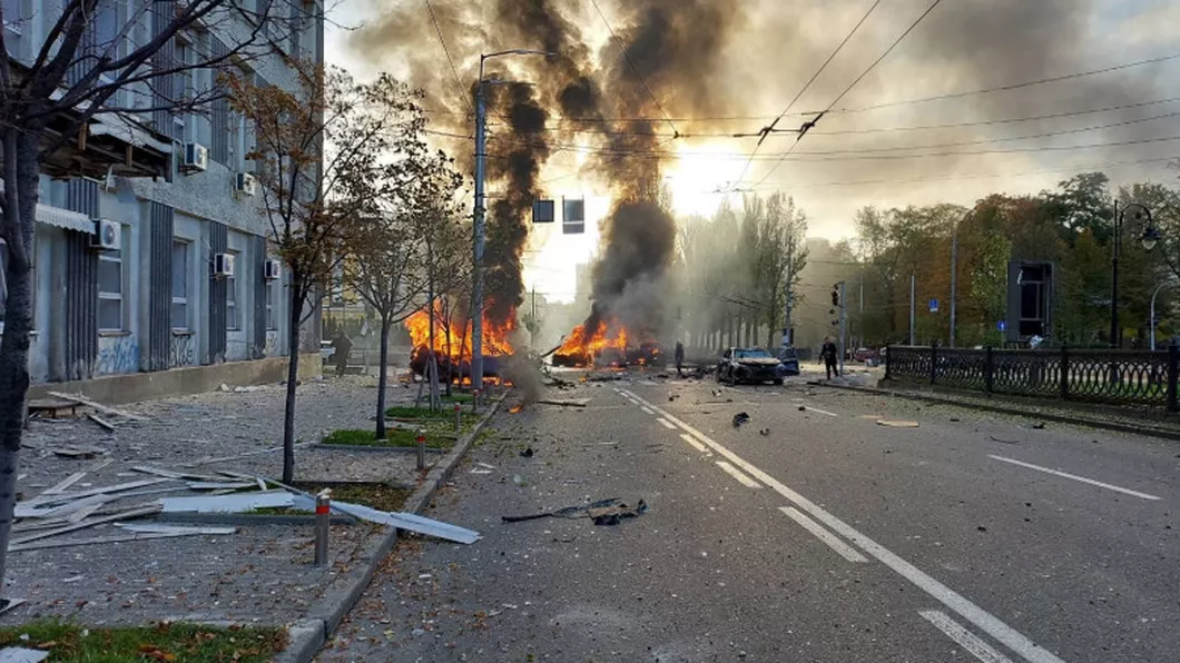 Bombardamente masive în Kiev și alte patru orașe mari din Ucraina - VIDEO UPDATE