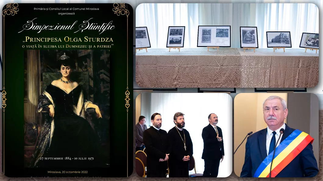 Eveniment științific la Miroslava. Prințesa Olga Sturdza - o viață în slujba lui Dumnezeu și a Patriei  GALERIE FOTO