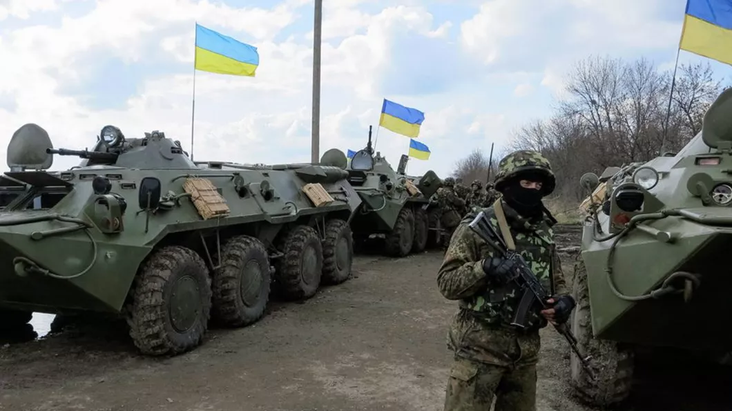 Forţele ucrainene au recucerit două oraşe din sudul regiunii Herson Puşcaşii marini ucraineni avansează