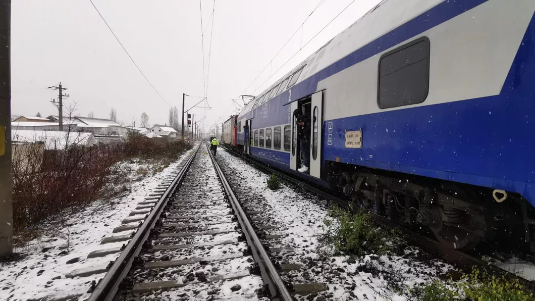 Accident feroviar în Târgu Frumos. O femeie a decedat după ce a fost lovită de tren - EXCLUSIV UPDATE FOTO