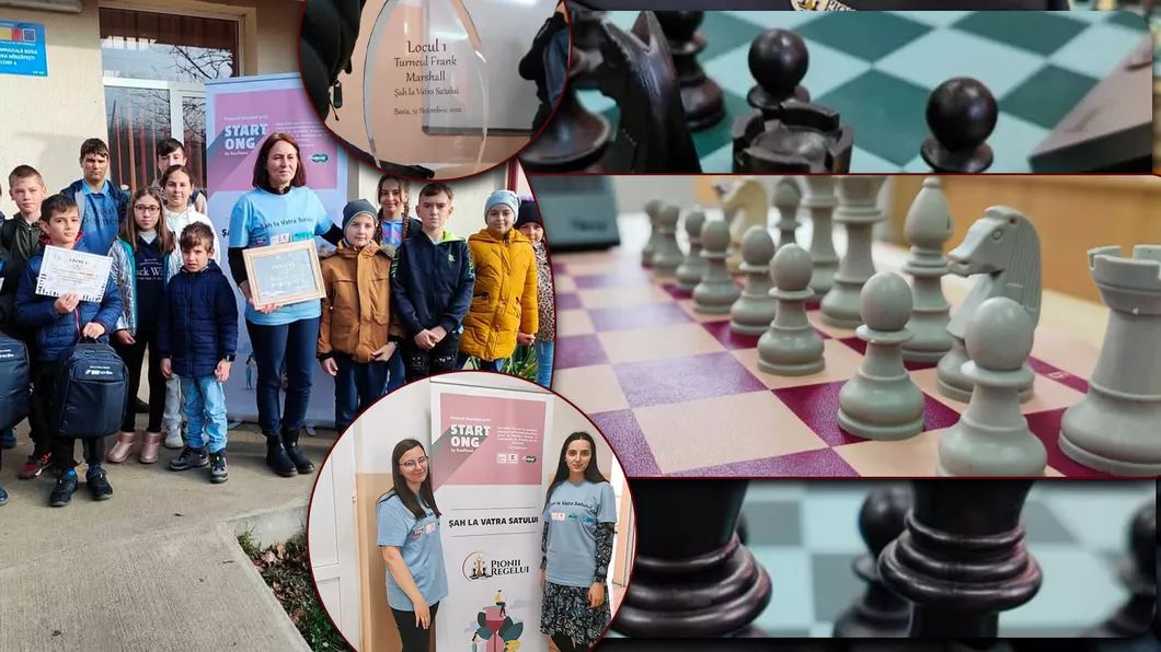 Proiectul Șah la Vatra Satului organizat la Școala Gimnazială Bosia Iași. Premii acordate pentru cei mai buni jucători - GALERIE FOTO