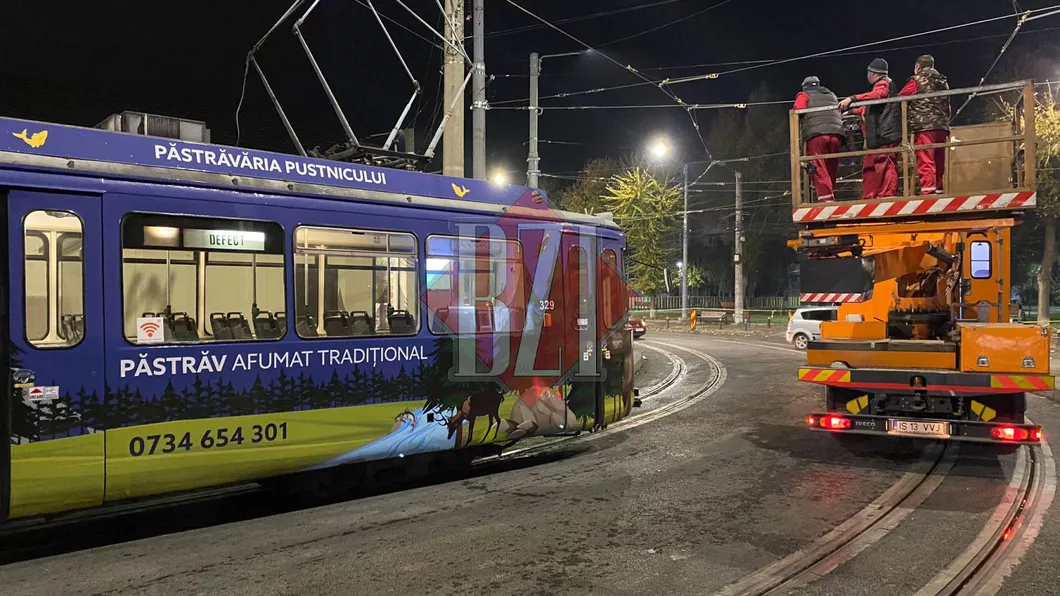 Prima probă pe linia de tramvai Iași - Dancu efectuată în această seară