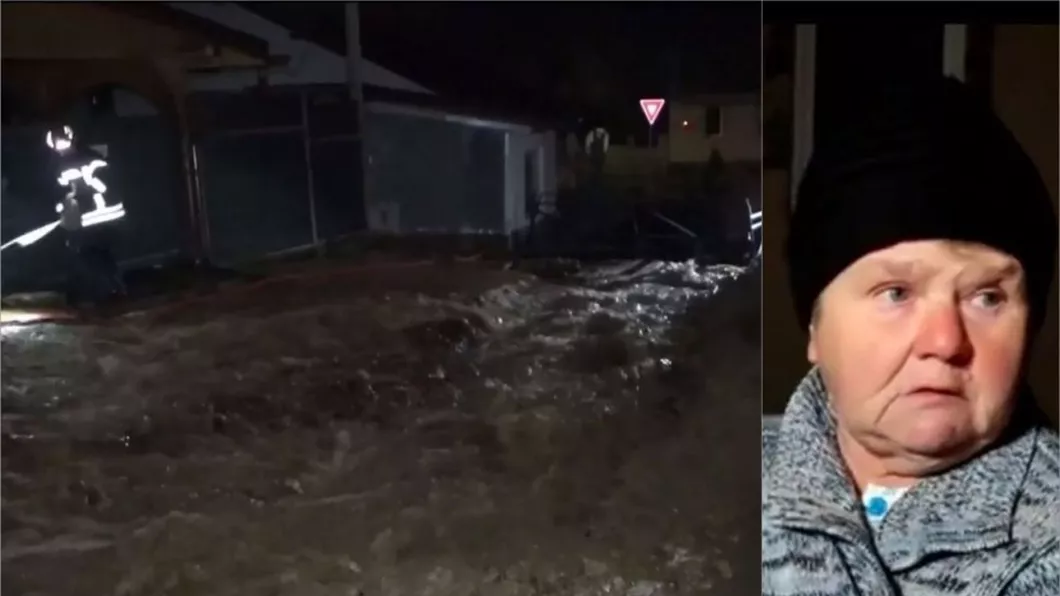 Momente de panică în Caraş-Severin după ce oamenii s-au trezit cu apa în case în miez de noapte