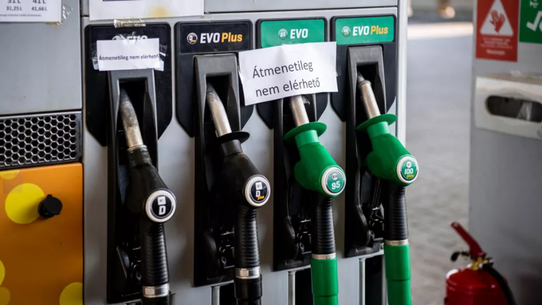 Mai multe benzinării din Ungaria au rămas fără carburanţi din cauza plafonului de preţ