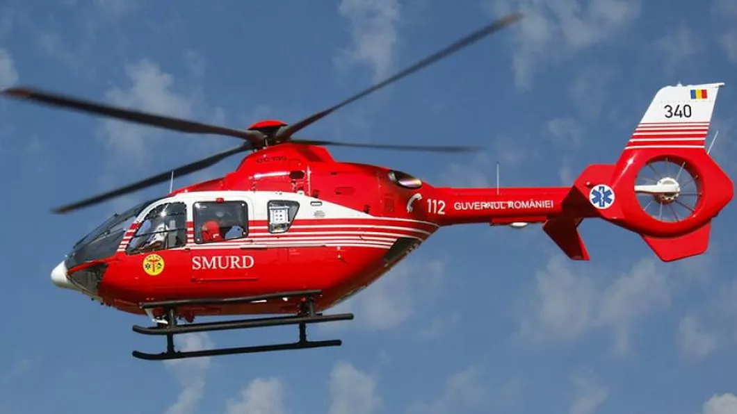 Un copil de trei ani suspect de meningită a fost transportat cu elicopterul SMURD de la Bacău la Iaşi la Spitalul de Copii Sf. Maria