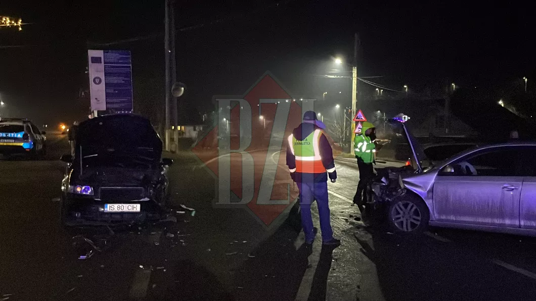 Accident grav la Iași Mai multe persoane au fost rănite după ce trei autoturisme s-au izbit violent - EXCLUSIV FOTOVIDEO UPDATE