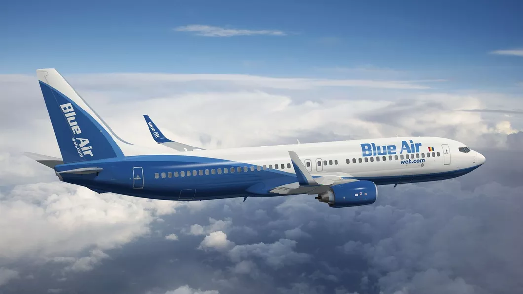 ANAF a pus sechestru pe 6 aeronave Blue Air după ce compania figurează cu obligații de plată de peste 400 milioane lei