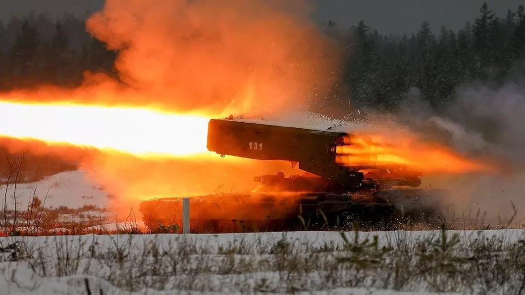 Bombele termobarice ale Rusiei poreclite și Buratino fac prăpăd în Ucraina - VIDEO