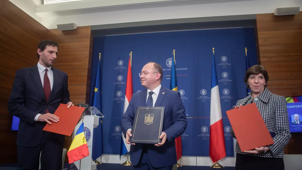 România Franța și Olanda au semnat o declarație comună pe teme de securitate. Sprijin pentru aderarea României la Schengen