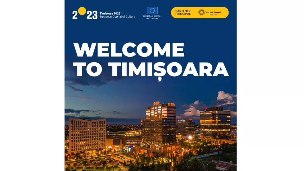 Iulius Town partener principal Timișoara 2023  Capitală Culturală Europeană sâmbătă  spectacol unic cu drone