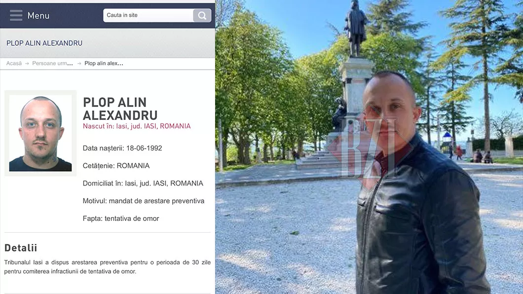 Bombă Alin Alexandru Plop cel care şi-a împuşcat rivalul la Iaşi a fost prins Iată unde se ascundea cel mai căutat infractor - EXCLUSIV UPDATE