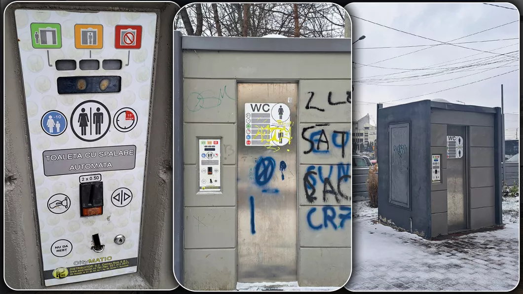 Bătaie de joc pe bani publici la Primăria Iași. Toaletele automate de 180 de mii de euro nu funcționează de ani buni - FOTOVIDEO