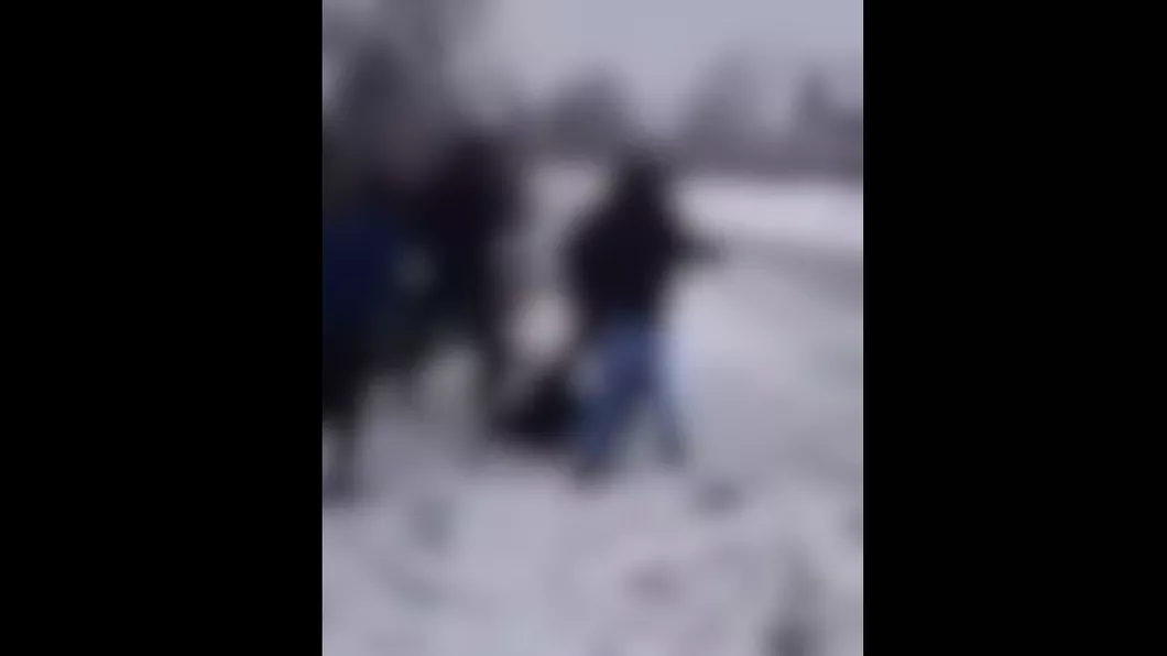 Bătaie în comuna Mogoşeşti. Un elev a fost pus la pământ cu pumnii şi picioarele de alţi cinci tineri - VIDEO