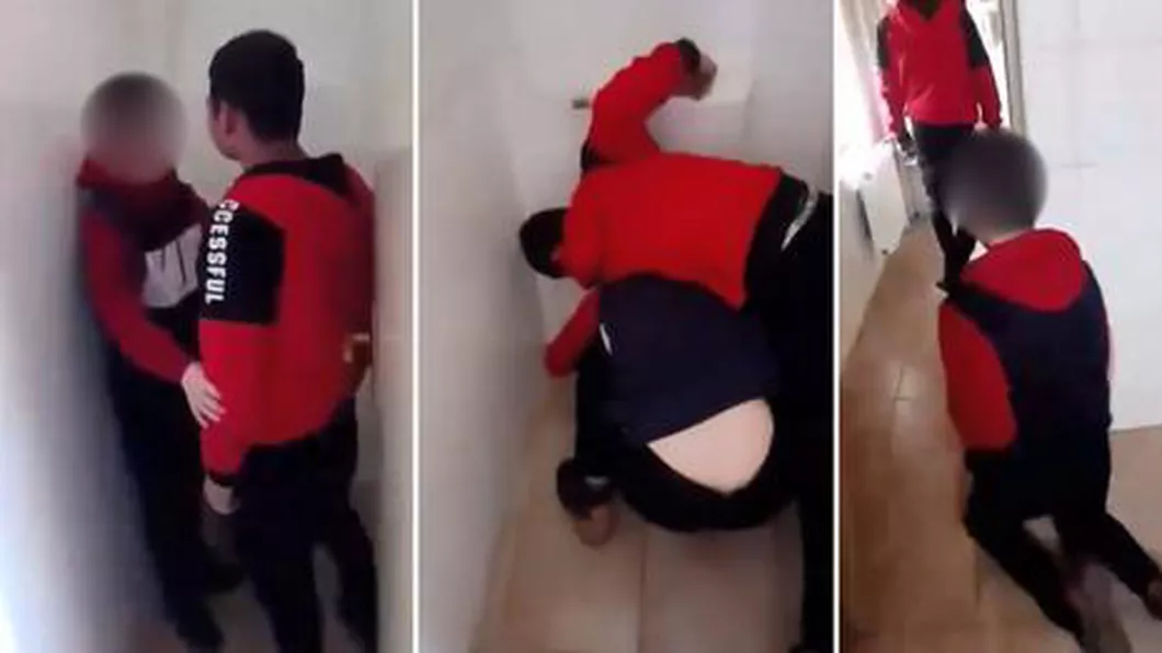 Ce măsuri s-au luat pentru elevul din Bacău care a bătut și a băgat cu capul în toaletă doi colegi - VIDEO