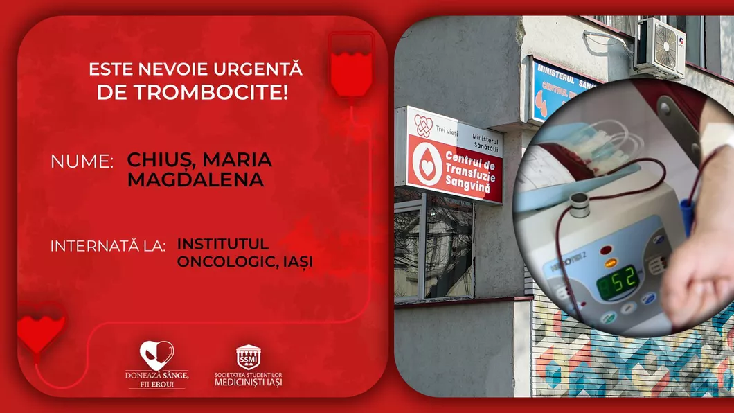 O tânără de doar 23 de ani se luptă cu o boală cruntă Maria-Magdalena Chiuș are nevoie urgent de trombocite