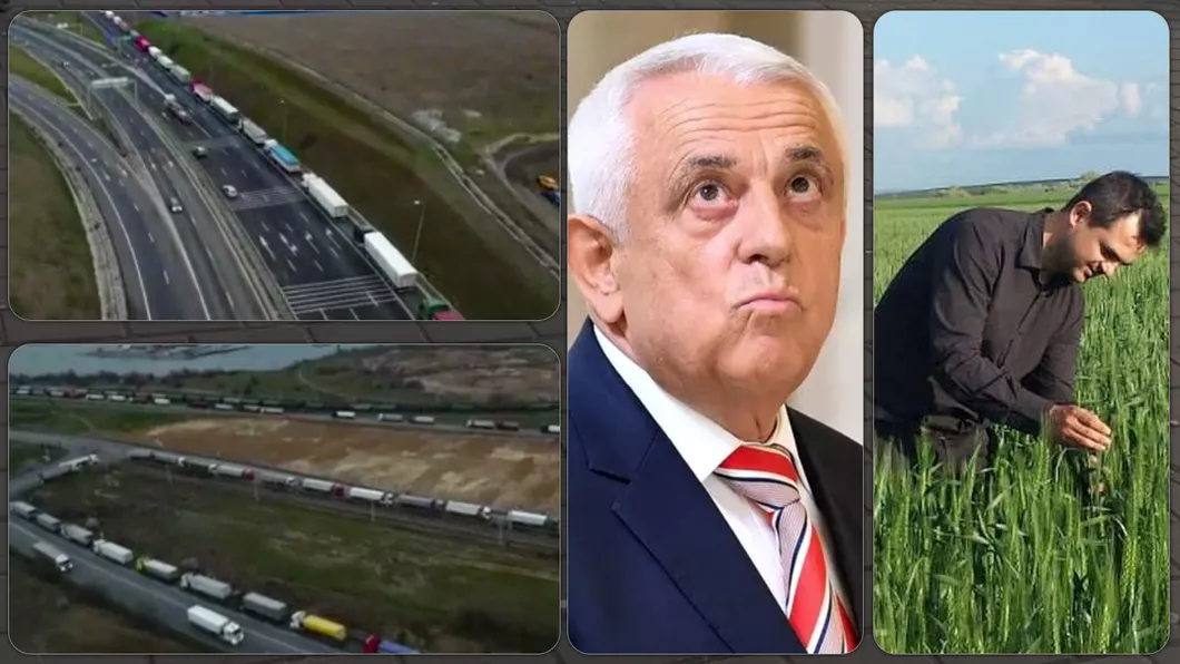 Scandalul ia amploare Ministrul Daea a dispărut iar TIR-urile cu cerealele fermierilor ieșeni sunt blocate în Portul Constanța. Fermierii români nu au acces din cauza cerealelor din Ucraina - FOTOVIDEO
